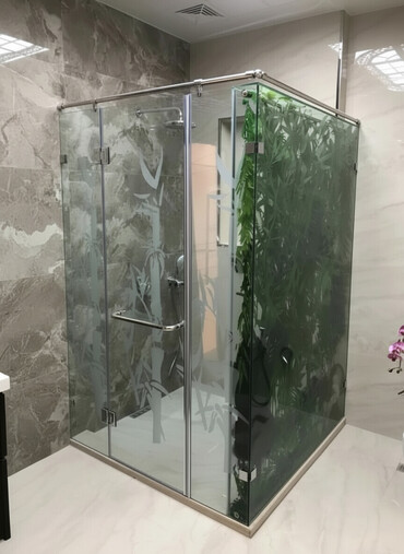 Duş kabinaları, arakəsmələr: Yeni Üstü açıq kabina, Düzbucaqlı, Ödənişli çatdırılma — 3