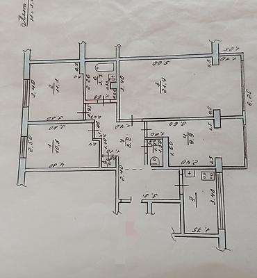 шопена: 4 комнаты, 67 м², Золотой квадрат 106 серия улучшенная, 5 этаж — 10