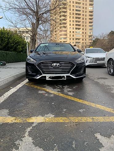 Hyundai: Hyundai Sonata sedan - Korpus rəngi: qara, xrom detallı iri ön — 8