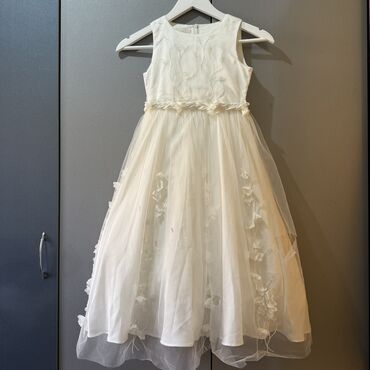pletene haljine za devojcice: Maxi, Sleeveless, 116-122