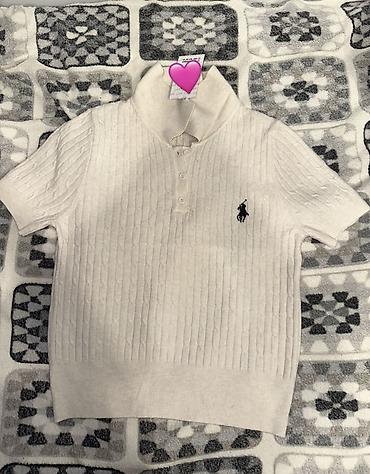 Кофты, свитеры: Ralph Lauren qısaqollu trikotaj polo sviterlər - Modellər: kabel — 1
