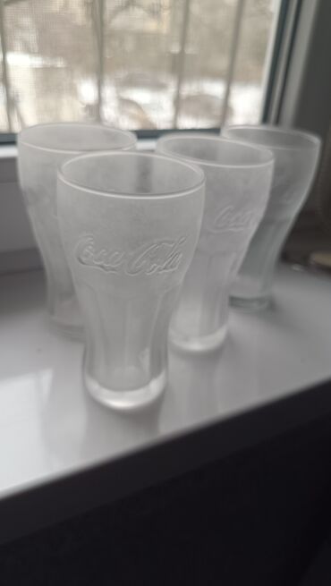 трубочки для напитков: Набор стаканов Кока-Кола