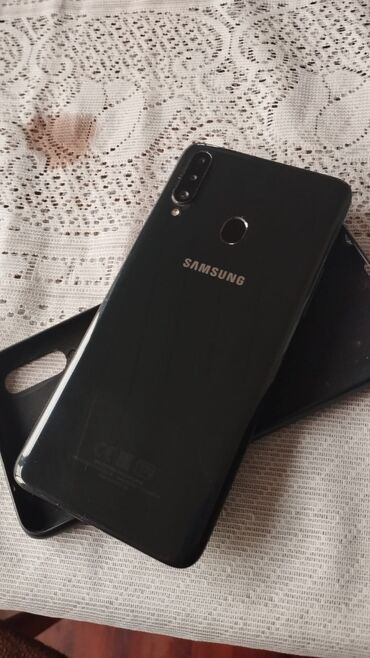 Samsung: Samsung Galaxy A20s, 32 GB, rəng - Qara, Düyməli, Sensor, Barmaq izi