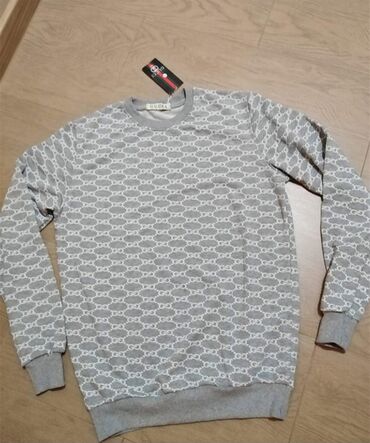 new yorker kacketi: Sweatshirt, L (EU 52), Gucci, color - Grey