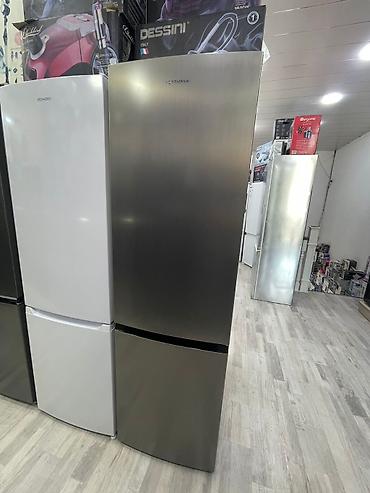 Hoffmann iki qapılı soyuducu - Rəng: paslanmaz polad (inox), barmaq