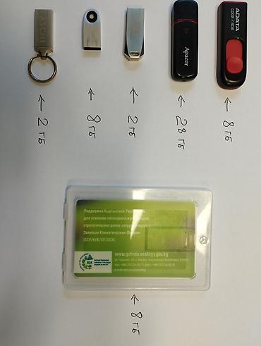флешки для компьютера: Набор USB‑флешек разной емкости и форм‑факторов. Состав: - ADATA — 1