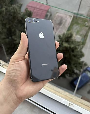 Apple iPhone: IPhone 8 Plus, 64 GB, Jet Black, Barmaq izi — 2