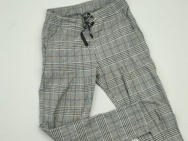 bluzki damskie w kratę: Spodnie materiałowe, S, stan - Zadowalający