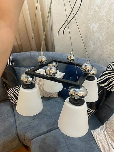 lüstr: Çılçıraq, 5 lampa, Metal — 2