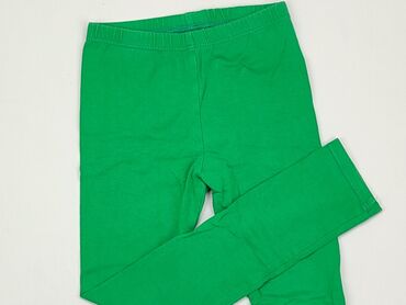 legginsy zielone: Legginsy dziecięce, 5-6 lat, 116, stan - Bardzo dobry