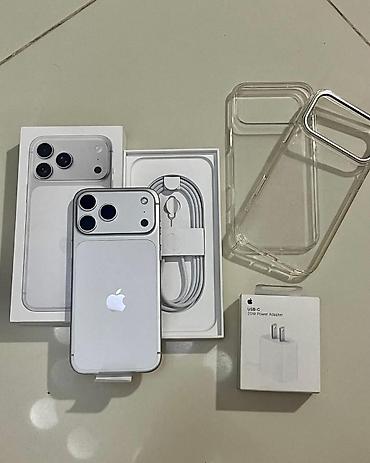 17 air: IPhone 17 Pro Max, 1 TB, Zəmanət, Simsiz şarj, Face ID — 4