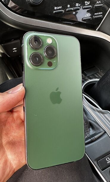 iphone 13й про: IPhone 13 Pro, Б/у, 128 ГБ, Зеленый, Коробка, 84 %