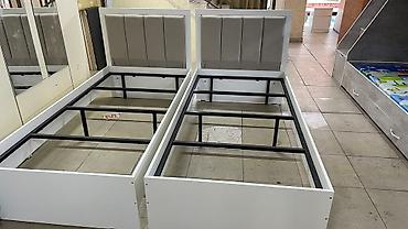 Односпальные кровати: Кровати размер200×90см каркас железный, круговой ПВХ. Матрац — 16