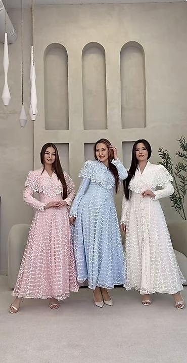 райбан очки с камерой: Платье-макси с романтичным кружевным декором - Силуэт: расклёшенный — 1