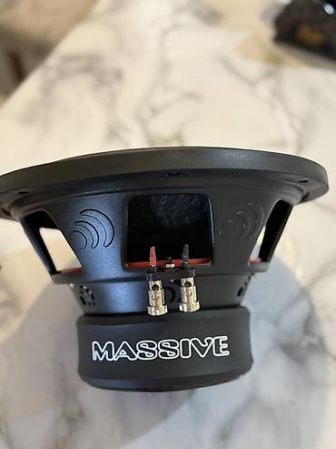 sanba: Massive Audio subvufer - Brend/model: Massive Audio (logo və dizayn — 2