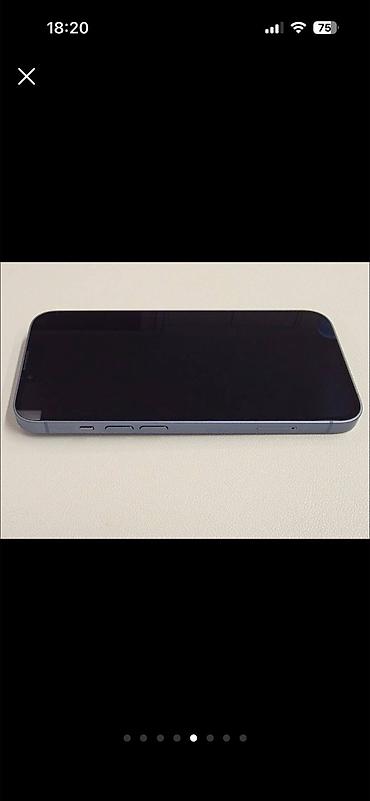 Apple iPhone: IPhone 14, Б/у, 128 ГБ, Белый, Зарядное устройство, Защитное стекло, Чехол, 82 % — 6