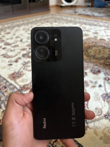 телефон fly nimbus 4: Redmi 13C, 128 ГБ, цвет - Черный, Гарантия, Сенсорный, Отпечаток пальца