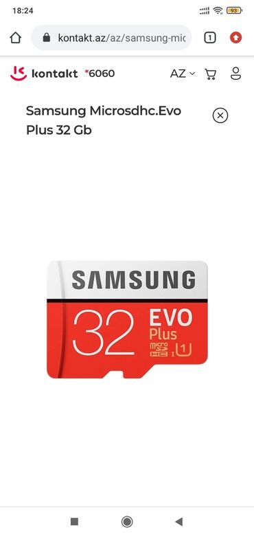 samsung galaxy s6 32gb: Samsung MP3 Yaddaş 32GB kartı tezedi