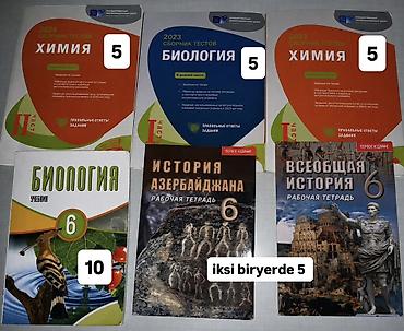 elmin: Mövzu: Müxtəlif fənlər üzrə dərslik və test topluları Satışda — 1