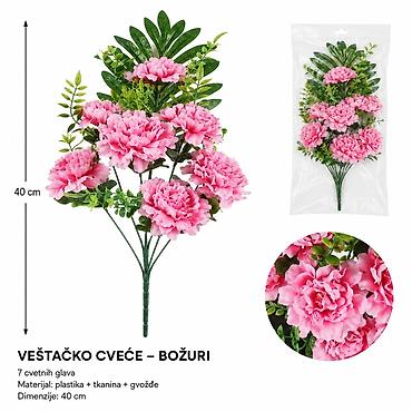 KMT Komada mala veštačka saksijska drveni otvora ručka novi roze
