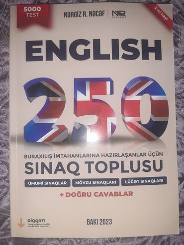 uşaq yazı kitabları: English 250 sınaq toplusu nərgiz nəcəf təm təzədir yazısı cırığı heç