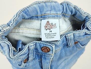 boho top: Spodnie jeansowe, 6-9 miesięcy, stan - Bardzo dobry — 4
