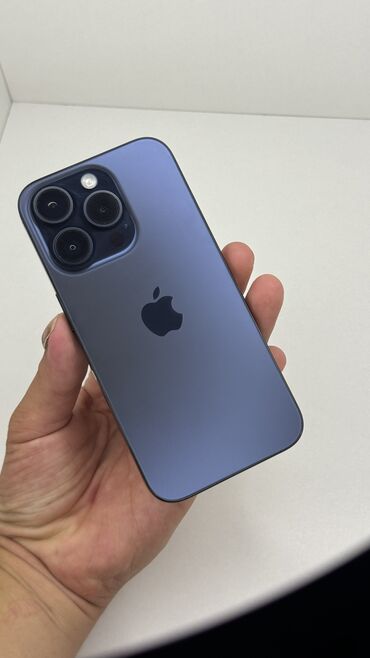 Apple iPhone: IPhone 15 Pro, Б/у, 256 ГБ, Синий, 98 %
