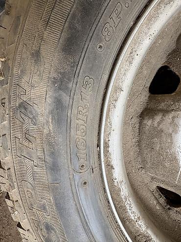 Шиналар: Kapsen 165 R13C почти новый, и еще одна грузовая dunlop с диском R13C — 8