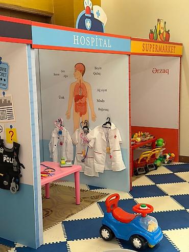 miniş: Uşaq üçün modul mini-şəhər oyun zonası – Polis, Xəstəxana və — 5