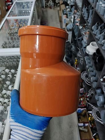 valfex: Патрубок переходной VALFEX 160/110 для наружной канализации — 1
