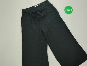 Spodnie S (EU 36), stan - Bardzo dobry, wzór - Jednolity kolor, kolor - Czarny
