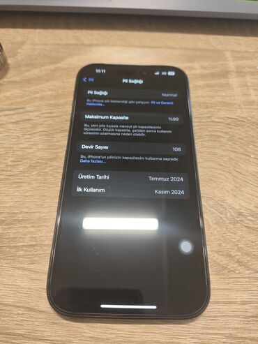 iphone 8plus qiymeti: IPhone 15, 128 GB, Jet Black, Zəmanət, Face ID, Sənədlərlə