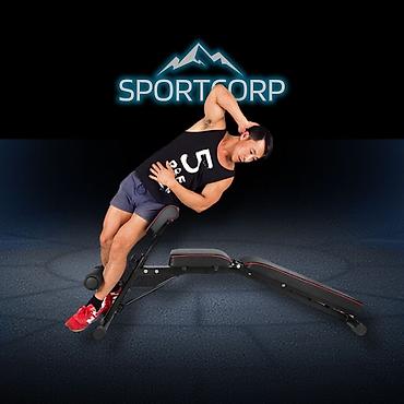 Скамьи для жима: Универсальная скамья для жима 4в1: - Жим - Пресс - Гиперэкстензия - — 9