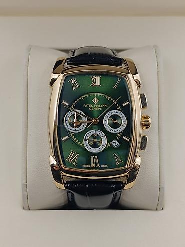 Aksesuarlar: Patek Philippe Geneve kişi saatı – klassik tonno (yastıq formalı) — 3
