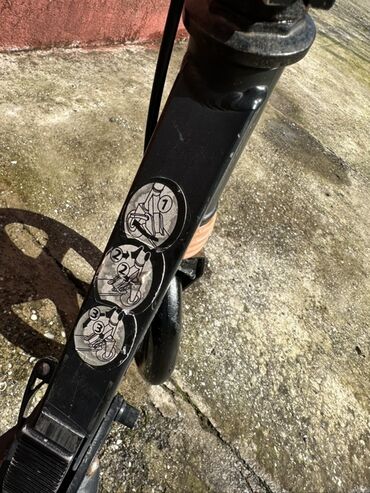 Samokatlar: Kick Scooter – böyük təkərli, amortizatorlu, mexaniki disk əyləcli — 5