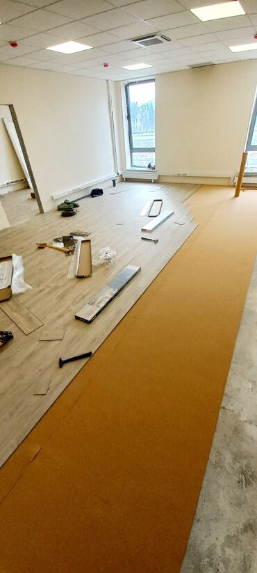 Напольные работы: Укладка пола, Выравнивание пола, Шлифовка пола | Ковролин, Кварц-винил, Линолеум Больше 6 лет опыта — 6