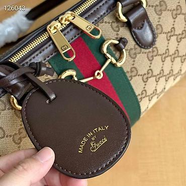 smart saat adapter: Gucci Ophidia Boston üslubunda çanta - Ölçü: 28 × 15 × 10 sm (şəkildə — 2