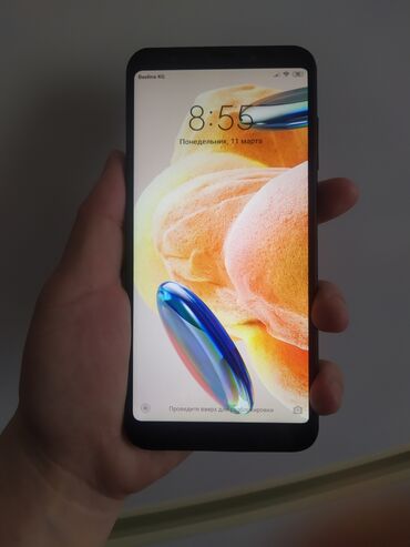 оппо телефон: Xiaomi, Redmi 5 Plus, Б/у, 64 ГБ, цвет - Черный, 2 SIM