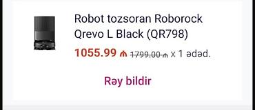 roboclean: Roborock Qrevo L Black (QR798) robot tozsoran və özü-özünü təmizləyən — 3