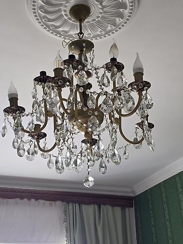 İşıqlandırma: Çılçıraq, 8 lampa, Metal — 2