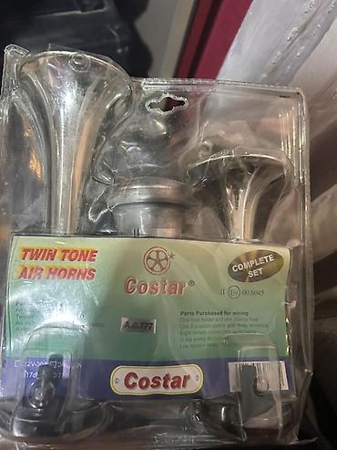 avto maqnitolalar: Siqnal. Costar Twin Tone Air Horns – Complete Set Məhsul: Costar — 1