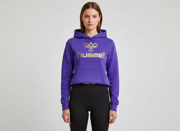 bluza leniwiec: Hummel, Bluza z kapturem damska, rozmiar S