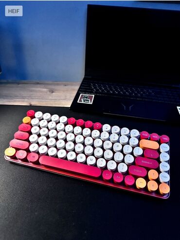 Клавиатуры: Беспроводная клавиатура k10 размер клавиатуры 75% тихая почти