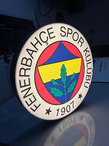 İşıqlandırma: Məhsul: Futbol klubları loqolu dairəvi LED işıq qutuları — 2
