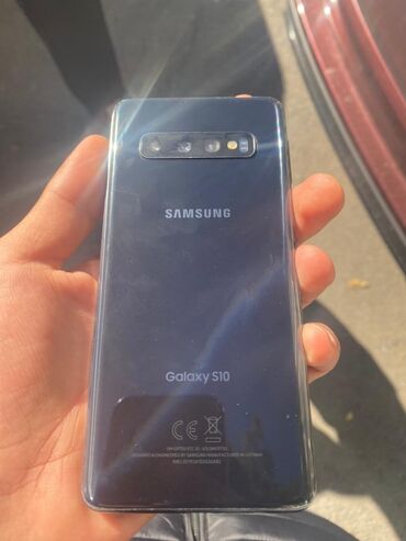 самсунг гелакси с 8: Samsung Galaxy S10, Колдонулган, 128 ГБ, түсү - Кара, 1 SIM, 2 SIM