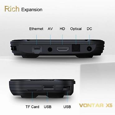 Aksesoari za TV i video: Android boks Vontar X5- S905X5M- 4/64GB DDR4- Android 14 Garancija na — 5