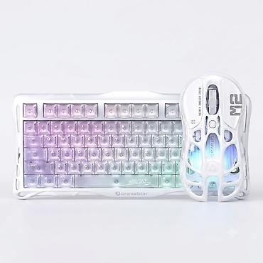 steelseries apex m400: GravaStar Mercury K1 mexaniki klaviatura - Futuristik, açıq şassi — 2