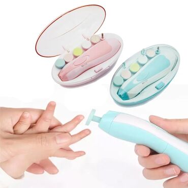 dirnaq aparat: Uşaqlar üçün dırnaq manikür dəsti baby nail trimmer batareyka ilə