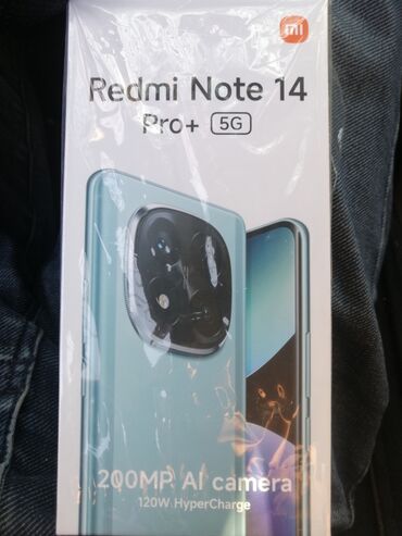 ноотбук буу: Redmi, Redmi Note 14 Pro Plus, Б/у, 256 ГБ, цвет - Голубой, 2 SIM