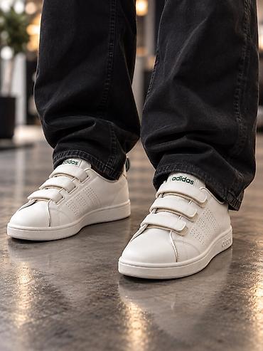 Мужская обувь: Мужские кроссовки, 41.5, Adidas, Б/у, цвет - Белый — 1